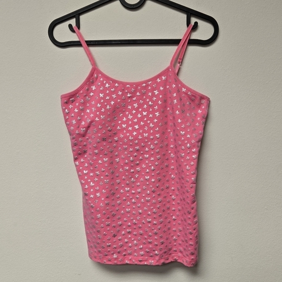 BCG Butterfly Cami Tank Top Pink XL (16) - Picture 1 of 5